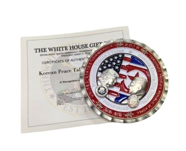 新品 2018年 米朝首脳会談 記念 トランプ大統領 金正恩